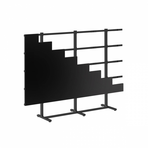 FLED 8x8 dvLED Bodenständer für 27“ Schränke 8x8 Konfiguration