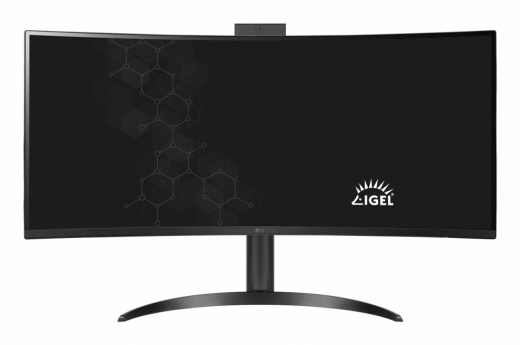 LG 34CR651I-6P All-in-One PC/Workstation Intel® Pentium® Silver N6005 86,4 cm (34") 3440 x 1440 Pixel All-in-One thin client 8 GB DDR4-SDRAM 16 GB eMMC Wi-Fi 6 (802.11ax) Schwarz