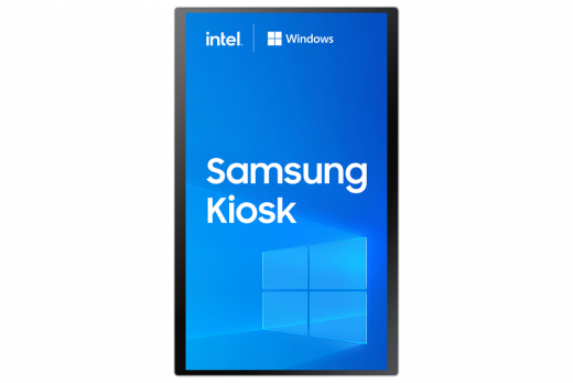 Samsung KM24C-3 Kiosk-Design 61 cm (24") LED 250 cd/qm Full HD Wei? Touchscreen Eingebauter Prozessor Windows 10 IoT Enterprise 16/7