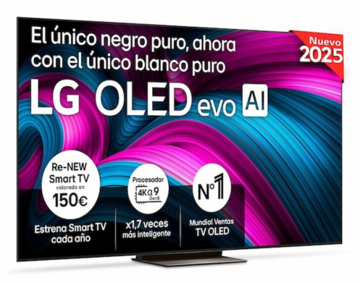 LG OLED evo AI OLED83C5ELA 2,11 m (83") 4K Ultra HD Smart-TV WLAN Schwarz