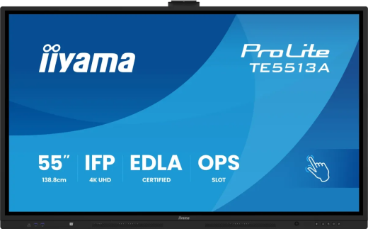 iiyama ProLite TE5513A-B2AG – 55" 4K UHD Interactive Touch Display mit Android 14