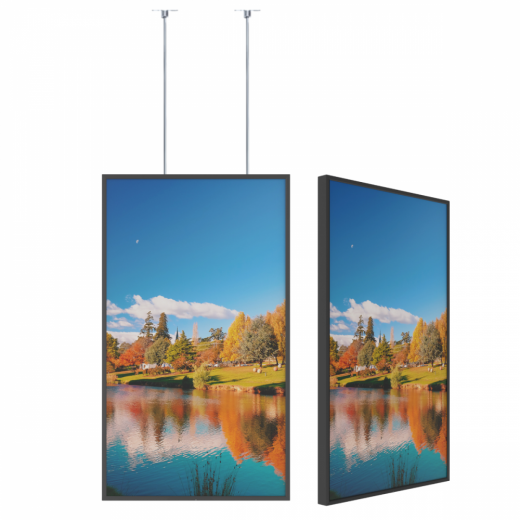 Schaufenster Display doppelseitig 43-55 Zoll High Brightness 2500 Nits Android 43Zoll