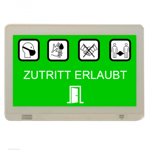 Automatischer Personen Zähler und Kundenfluss Regler Komplettpaket mit Sensor