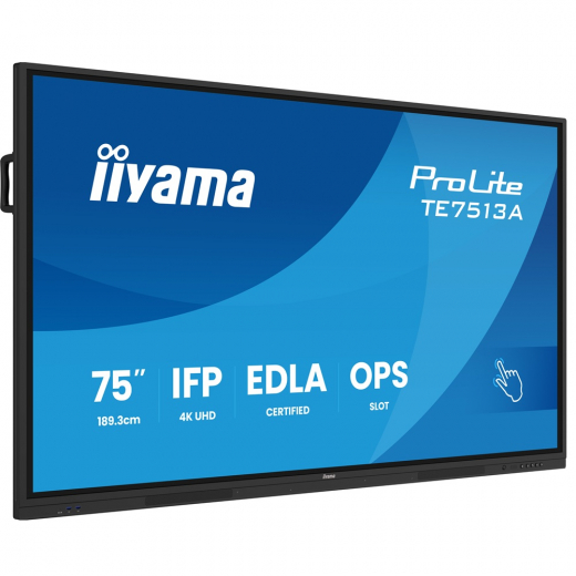 iiyama ProLite TE7513A-B1AG – 75" Smartboard mit 4K UHD und Touch-Funktion