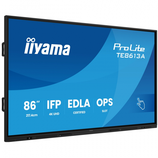 iiyama ProLite TE8613A-B1AG – 86" Smartboard mit 4K UHD und Touch-Funktion