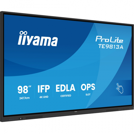 iiyama ProLite TE9813A-B1AG – 98" Smartboard mit 4K UHD und Touch-Funktion