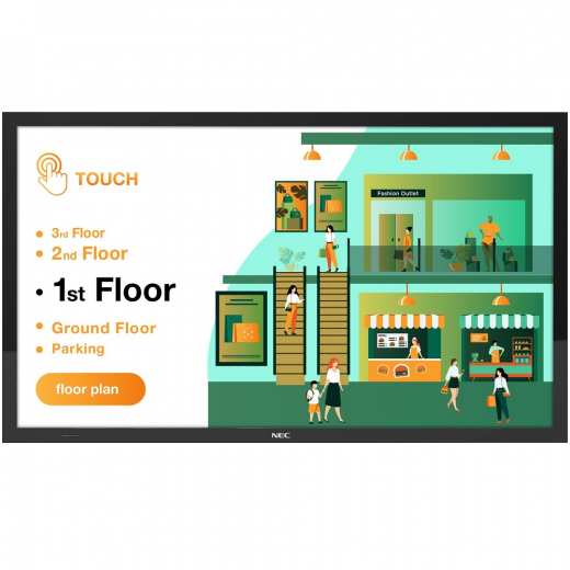 NEC MultiSync® M431 PCAP 43 Zoll UHD Touch Bildschirm