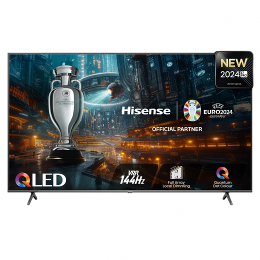 Hisense 85E77NQ PRO Fernseher 2,16 m (85Zoll) 4K Ultra HD Smart-TV WLAN Grau 450 cd/qm