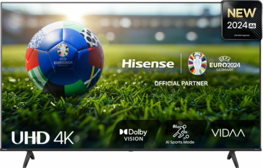 Hisense 58E6NT Fernseher 147,3 cm (58Zoll) 4K Ultra HD Smart-TV WLAN Schwarz 300 cd/qm
