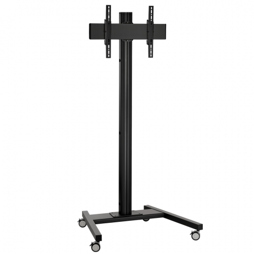 Monitor Rollwagen Schwarz für Displays bis 65 Zoll 200 cm