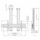 CD1584S Bildschirm Deckenhalterung