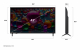 LG UHD 43UA74006LB 109,2 cm (43") 4K Ultra HD Smart-TV WLAN Schwarz