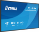 iiyama LH4364UHS-B1AG Signage-Display Digital Signage Flachbildschirm 109,2 cm (43") LED WLAN 500 cd/m? 4K Ultra HD Schwarz Android 24/7