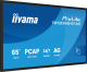 iiyama T6529AS-B1AG Signage-Display Interaktiver Flachbildschirm 163,8 cm (64.5") LED WLAN 500 cd/m? 4K Ultra HD Schwarz Touchscreen Eingebauter Prozessor Android 24/7