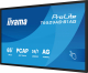 iiyama T6529AS-B1AG Signage-Display Interaktiver Flachbildschirm 163,8 cm (64.5") LED WLAN 500 cd/m? 4K Ultra HD Schwarz Touchscreen Eingebauter Prozessor Android 24/7