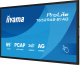 iiyama T6529AS-B1AG Signage-Display Interaktiver Flachbildschirm 163,8 cm (64.5") LED WLAN 500 cd/m? 4K Ultra HD Schwarz Touchscreen Eingebauter Prozessor Android 24/7