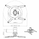 PPC 2500 Projektor-Deckenhalterung