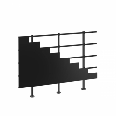 FMLED 8x8 dvLED-Bodenhalterung für 27 Zoll-Schränke in 8x8-Konfiguration