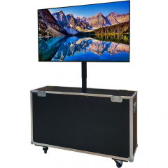 Transportkoffer mit Hublift TK55Lift-Premium bis 55 Zoll