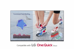 LG 50UL3J-M Signage-Display Digital Signage Flachbildschirm 127 cm (50") LCD WLAN 400 cd/qm 4K Ultra HD Blau WebOS 16/7