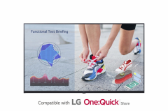 LG 43UL3J-M Signage-Display Digital Signage Flachbildschirm 109,2 cm (43") LCD WLAN 300 cd/qm 4K Ultra HD Blau WebOS 16/7