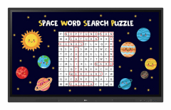 LG CreateBoard Interaktives Whiteboard 190,5 cm (75") 3840 x 2160 Pixel Touchscreen Schwarz USB-/RF-Drahtlos