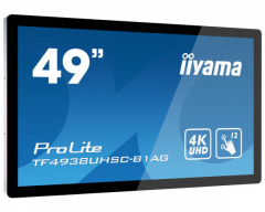 iiyama ProLite TF4938UHSC-B1AG Interaktiver Flachbildschirm 123,2 cm (48.5") LED 420 cd/qm 4K Ultra HD Schwarz Touchscreen 24/7