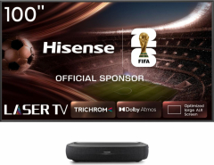 Hisense 100L9HD Ultrakurzdistanz Projektor mit Leinwand