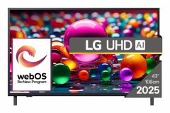 LG 43UA74003LB Fernseher 109,2 cm (43") 4K Ultra HD Smart-TV WLAN Schwarz
