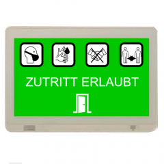 Manuelles Eingangskontrollsystem Komplettpaket mit Schalter