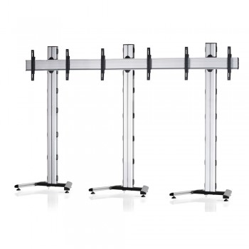 TV-Standfuß Mobil Base für Monitore von 55-70 Zoll 1x3