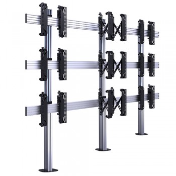 B-Tech Universal Bolt Down Videowandständer BT8372 3x3