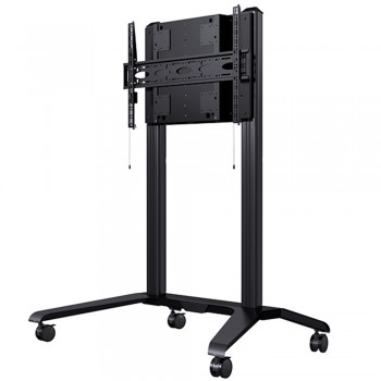 B-Tech Universal XL Flachbildschirmwagen mit einstellbarer Höhe BT8565 Schwarz