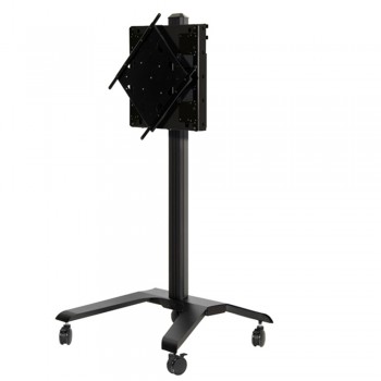 B-Tech Flachbildschirmwagen mit Flip-Rotation und Höhenverstellung BT8567-02 Schwarz