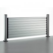 Novus Trennwand SlatWall 80 Komplettlösung Länge 80 cm