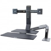 Ergotron WorkFit-A Dual Monitor mit Arbeitsfläche