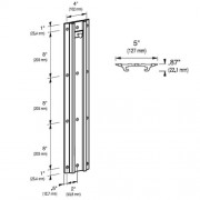 Ergotron Alu-Wandprofilschiene Länge 25,4 cm