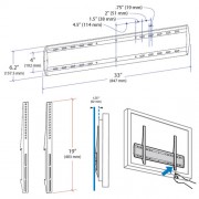 Ergotron WM Wandhalterung für Plasma LCD Monitore