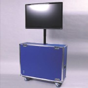 Lift Case mit 42 Zoll LCD Flatscreen 42LG3000