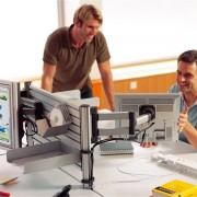 Novus Trennwand SlatWall 120 Komplettlösung Länge 120 cm