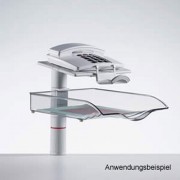 Novus Ablageschale CopySwinger I mit Zwingenbefestigung Lichtgrau