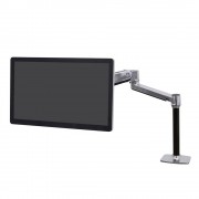 Ergotron LX Steh-Sitz Monitorarm mit Tischhalterung