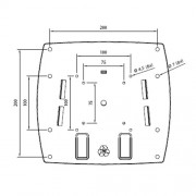 Wandhalter Polytech für kleine Monitore 15-42 Zoll 38-107 cm
