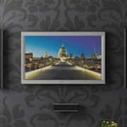 Wandhalterung für Plasma LCD Monitore BTV510 Schwarz