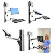 Ergotron LX Kombisystem für Wandmontage 45-247-026