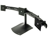 Ergotron DS100 Tischstandfuß für drei Monitore horizontal