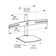 Ergotron DS100 Tischstandfuß für zwei Monitore horizontal