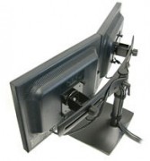 Ergotron DS100 Tischstandfuß für zwei Monitore horizontal