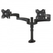 B-Tech Dual Schreibtisch-Monitorhalterung  BT7374 kipp- und schwenkbar
