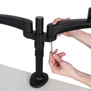 B-Tech Dual Schreibtisch-Monitorhalterung  BT7374 kipp- und schwenkbar